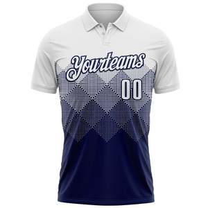 เสื้อโปโลกีฬาระดับพรีเมียม โลโก้สั่งทำ ผ้าโพลีเอสเตอร์ตาข่าย ระบายอากาศได้ดี เสื้อกอล์ฟ โรงงาน OEM ขายส่ง - Product Image 2