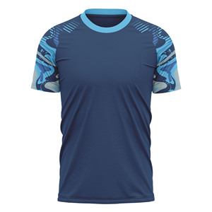 T-shirts de sport pour hommes, entraînement, fitness, séchage rapide, polyester, couleur personnalisée, logo personnalisé, OEM, 20 pièces MOQ, ODM, tout - Product Image 1