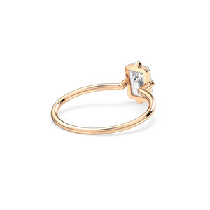 REYES Exquisite 1 Carat Radiant Cut HPHT CVD Lab Grown Diamond Engagement Solitaire <b>Ring</b> For Women Perfect Gift Jewelry - Product Image 6