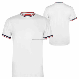 Tigre blanc Art sublimé T-Shirt hommes coupe ajustée col rond séchage rapide microfibre à motifs Logo Design vêtements en gros - Product Image 6