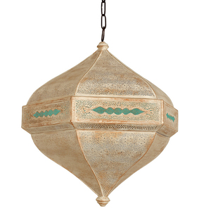 Décoration intérieure pour la maison, lanterne suspendue au mur du salon, lanterne suspendue au plafond, finition dorée, métal, design marocain, décoration - Product Image 2