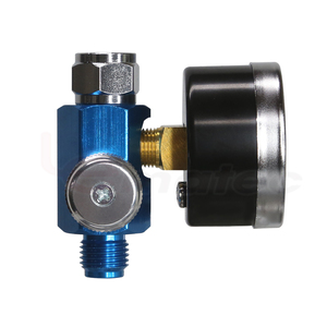 Válvula reguladora de presión de aire con manómetro para herramientas neumáticas y control de línea de aire Aluminio LEMATEC - Product Image 6