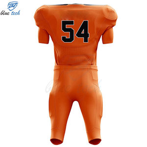 Premium American Football Uniform Set Custom Sublimation Short Football Jersey Pants Professional Teams OEM Custom Logo Print - Product Image 6