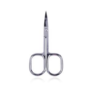 Ciseaux de manucure en acier inoxydable avec lame droite et tranchante pour le soin des ongles, outils de beauté pour adultes, style simple, trou rond - Product Image 1