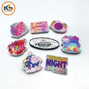 Pegatinas de Vinilo Holográficas Personalizadas |   Calcomanías Autoadhesivas Reutilizables Troqueladas |   Ecológico, Impermeable, Resistente a los Rayos UV, 100 Piezas - Product Image 5