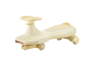 Qitong Vintage Swing Baby Walker & Twist Car - Jouet à direction à quatre roues pour enfants unisexes de 2 à 5 ans - Product Image 3