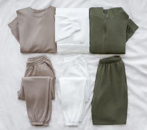 กางเกงวอร์มแฟชั่นใหม่ OEM สำหรับออกกำลังกายกลางแจ้ง กางเกงฟลีซขายาวสำหรับผู้ชายและผู้หญิง - Product Image 4