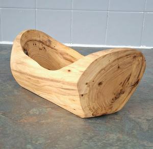 ถาดไม้โอ๊คแกะสลักทำมือ ถาดใส่เครื่องประดับไม้สไตล์เรียบง่าย จานเสิร์ฟผลไม้ จานเสิร์ฟของว่าง จานเสิร์ฟซูชิ โดย Universal - Product Image 3