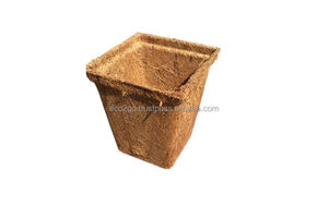 Eco2go Vietnam Coir Flower Pot Eco-Friendly Biodegradable Rustic Design Planter Plant <b>Liner</b> Customizable Size for Home <b>Garden</b> - Product Image 5