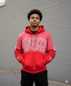 Sudaderas con capucha de primera calidad, tejido grueso de felpa francesa, bordado personalizado con efecto desgastado, corte y venta, sudaderas con capucha con cremallera más vendidas - Product Image 5