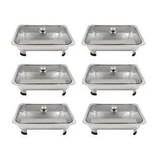 Recipiente para Calentar Comida de Acero Inoxidable de Primera Calidad, Diseño Real, Sostenible, Duradero, Profesional, para Servir en Bufés, Fiestas, Bodas y Eventos - Product Image 5