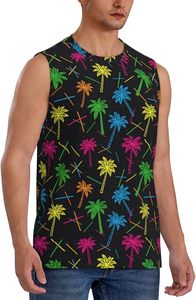 Custom Men's Muscle <b>Tank</b> <b>Top</b> <b>Knitted</b> 100% Cotton Soft Stretch Breathable Sleeveless Gym Workout Bodybuilding Fitness Training - Product Image 3