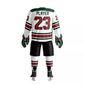 Uniforme de hockey sur glace à séchage rapide le plus vendu pour hommes, entièrement personnalisable, vêtements de sport en gros, vêtements de hockey sur glace de haute qualité - Product Image 2