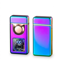 Ensemble de cigarettes intelligent de luxe Serigs, briquet électrique haut de gamme, coupe-vent, en métal, rechargeable, multifonctionnel