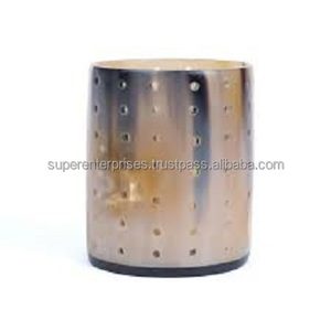 Porte-bougie en corne de buffle Décoration pour la maison et l'hôtel avec support de bougie en corne et bougie chauffe-plat en acier Meilleure décoration de Noël - Product Image 1