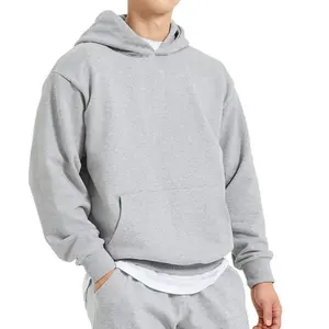 Sweat à capuche pour homme Ryan Pro Gear avec logo personnalisé sur le devant, 100% coton molletonné respirant, coupe classique, hiver, design ODM OEM, design de poche - Product Image 5