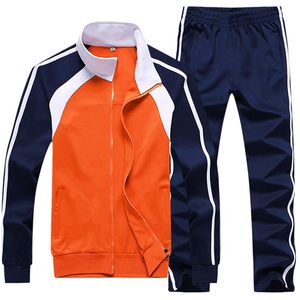 Conjunto Deportivo FuturesKing Intl para Hombre, Chaqueta con Cierre y Pantalones con Bloques de Color, Corte Regular, Transpirable, Secado Rápido, 100% Algodón - Product Image 2