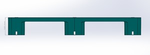 Perfil de Moldeo de Plástico Virgen de Grado de Extrusión PP para Palés Industriales, Aplicación a Prueba de Polvo para Almacenes y Talleres - Product Image 1