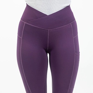 High Quality 4-way Stretch Horse Riding Breeches <b>Leggings</b> Tights <b>Equestrian</b> Wear Pants on Technical Fabric with Soft Feel - Product Image 1