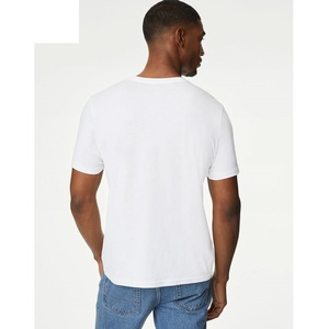 Camisetas clásicas de corte moderno con cuello redondo para hombre, camiseta de algodón suave, camiseta lisa con cuello redondo, camisetas ligeras y cómodas - Product Image 6