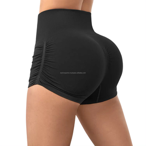 กางเกงขาสั้นไนลอนสำหรับใส่ไปยิมของผู้หญิงกางเกงขาสั้นสำหรับใส่วิ่งออกกำลังกายเล่นโยคะปรับแต่งโลโก้ได้สำหรับนักขี่จักรยานฤดูร้อน - Product Image 1