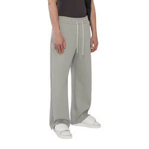 Superior Quality New Model Baggy Sweatpants Casual Mid Waist Straight Pattern <b>Canvas</b> Breathable Eco-Friendly 100% Polyester Low - Product Image 3
