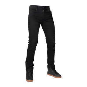 Men's Protective Motorcycle Jeans With <b>Thigh</b> And Knee Protectors Kevlar Lining Breathable All Seasons Wear - Product Image 3