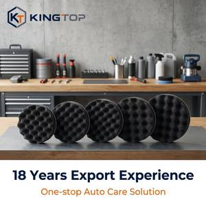 8 inch Microfiber Sponge Polishing Pad for Car Bodies, Round Buffing Pad for Polisher, Auto Detailing Car Care Cleaning Pad OEM - Product Image 4