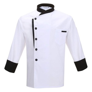 Nouvelle veste de chef pour homme, manches longues, légère, pour la restauration, veste de travail pour la cuisine des restaurants - Product Image 2