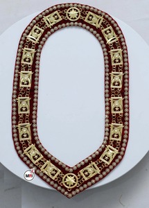 High Quality wholesale RSHRINE CHAIN <b>COLLARS</b> MASONIC SHRINER NOBLE CHAIN <b>COLLAR</b> WITH GOLD PLATED - Product Image 6
