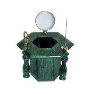 Diseño antiguo Lupa Color bronce Alta calidad Venta al por mayor Aspecto vintage Nuevo diseño 2025 Artesanía India Ojo de cristal Metal - Product Image 1