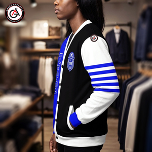 เสื้อไหมพรมอะคริลิคปักลาย Zeta Phi Beta  แบบลำลองสำหรับฤดูหนาว  คุณภาพสูง  ระบายอากาศได้ดี  คอวี  ติดกระดุม - Product Image 3