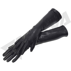 Windproof And Waterproof Opera <b>Gloves</b> Genuine Leather Trending Product With Solid Color Breathable Opera <b>Gloves</b> - Product Image 3