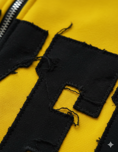 REXFIT SPORTS Sudadera con Capucha Amarilla Extra Grande Personalizada para Hombre, Ropa Bordada, Sudadera con Parche Bordado Estilo Urbano 2025 - Product Image 3