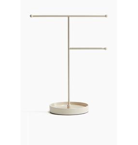 Elegante Organizador de Joyas en Forma de T con Soporte Doble para Collares y Pulseras, Base Estable, Solución Compacta y Elegante para Exhibición - Product Image 1