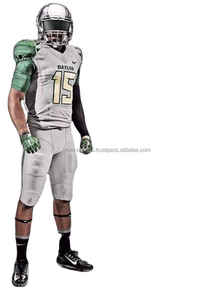 2025 dernier article le plus demandé sérigraphie matériel sergé Sublimation personnalisé 2 pièces Football américain uniforme ensemble - Product Image 2