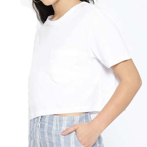 Camisetas Cortas al por Mayor para Mujer con Impresión de Logotipo Personalizado - Product Image 4