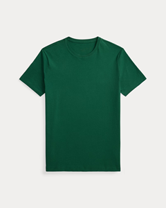เสื้อยืดคอกลมแขนสั้นผ้าฝ้ายสีเขียวล้วนสำหรับผู้ชาย – เสื้อผ้าลำลองน้ำหนักเบา นุ่ม สวมใส่สบายสำหรับแฟชั่นในชีวิตประจำวัน - Product Image 1