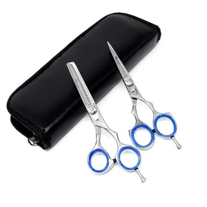 Ciseaux de coiffure professionnels en acier inoxydable 6CR13, lame tranchante, pour droitiers, manche long en fibre de verre renforcée de plastique - Product Image 6