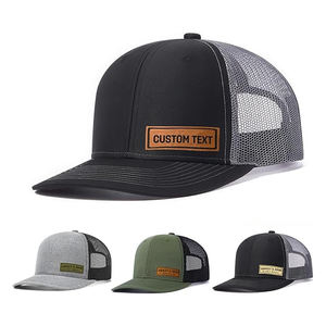 Gorras Personalizadas para Hombre y Mujer, Gorras de Béisbol con Parche de Cuero, Gorra Trucker Ajustable para Adultos - Product Image 6