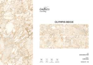 Azulejos de porcelana tallada de calidad premium para exportación, tamaño 600x1200, azulejos de gran formato de lujo para uso comercial en interiores de alta gama. - Product Image 6