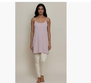 Ensemble de Nuit Décontracté OEM en Coton Doux et Modal pour Femme : Robe Longue et Pantalon Ample Premium avec Taille Élastique - Product Image 3