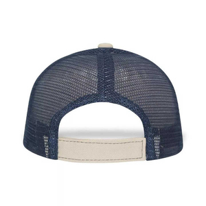 Gorra de béisbol de malla de algodón estilo hip hop al por mayor, gorra trucker negra en blanco con logotipo personalizado impreso, hecha en Pakistán - Product Image 3