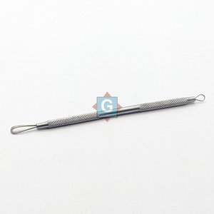 Extractor de Puntos Negros y Espinillas de Acero Inoxidable, Herramienta para Eliminar Granos, OEM ODM Gray Rocks GE-7777-38 - Product Image 2
