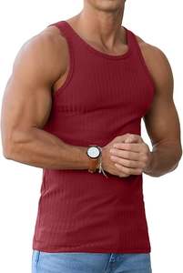 Débardeur de sport pour homme en coton respirant, personnalisable avec logo, idéal pour la gym, le fitness, l'entraînement et la musculation - Product Image 4