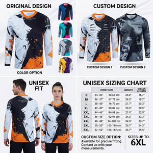 Maillot de cyclisme à manches longues personnalisé par sublimation, séchage rapide, extensible, fournisseur de vêtements de cyclisme VTT et route en provenance du Pakistan - Product Image 2