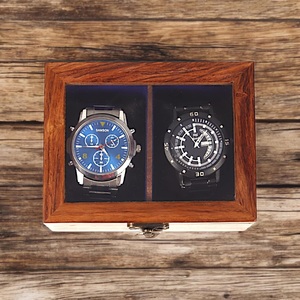 Wooden Watch Box & <b>Display</b> <b>Case</b> with 10-Slot Organizer for Men and Women Jewelry Storage Gift - Product Image 4