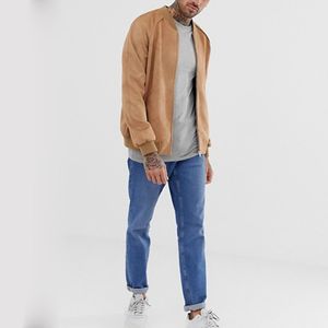 Chaqueta de hombre estilo aviador, con logotipo personalizado bordado, chaqueta bomber con parches, cortavientos, venta al por mayor, OEM, personalizada. - Product Image 4