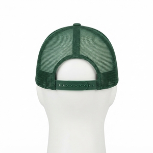 Gorra Trucker Verde y Blanca para Hombre, con Logotipo Bordado Personalizado, Malla Trasera, Ajustable, Estilo Urbano - Product Image 4