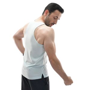 <b>Men</b> Dark Grey Sleeveless Gym Tank Top Racerback Workout <b>Vest</b> Breathable Muscle Fit Fitness <b>Training</b> Sportswear Apparel Factor - Product Image 6